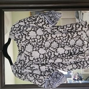 Anthropologie bubble sleeve blouse